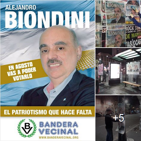 Pegatinta Afiches Biondini 2015
