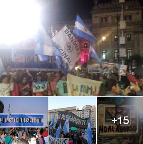 Bandera Vecinal en multitudinaria marcha Pro-Vida