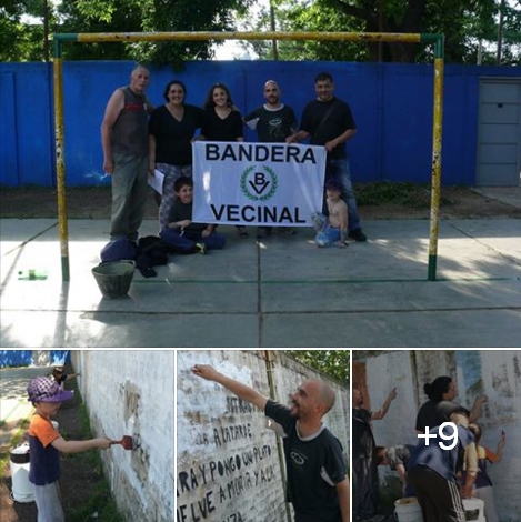 Compañeros de Bandera Vecinal Morón colaboraron con dos escuelas