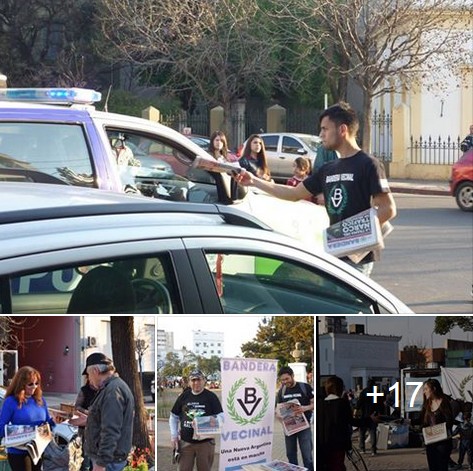 Bandera Vecinal ocupó el centro de Morón en gran operativo Bandera Vecinal ocupó el centro de Morón en gran operativo
